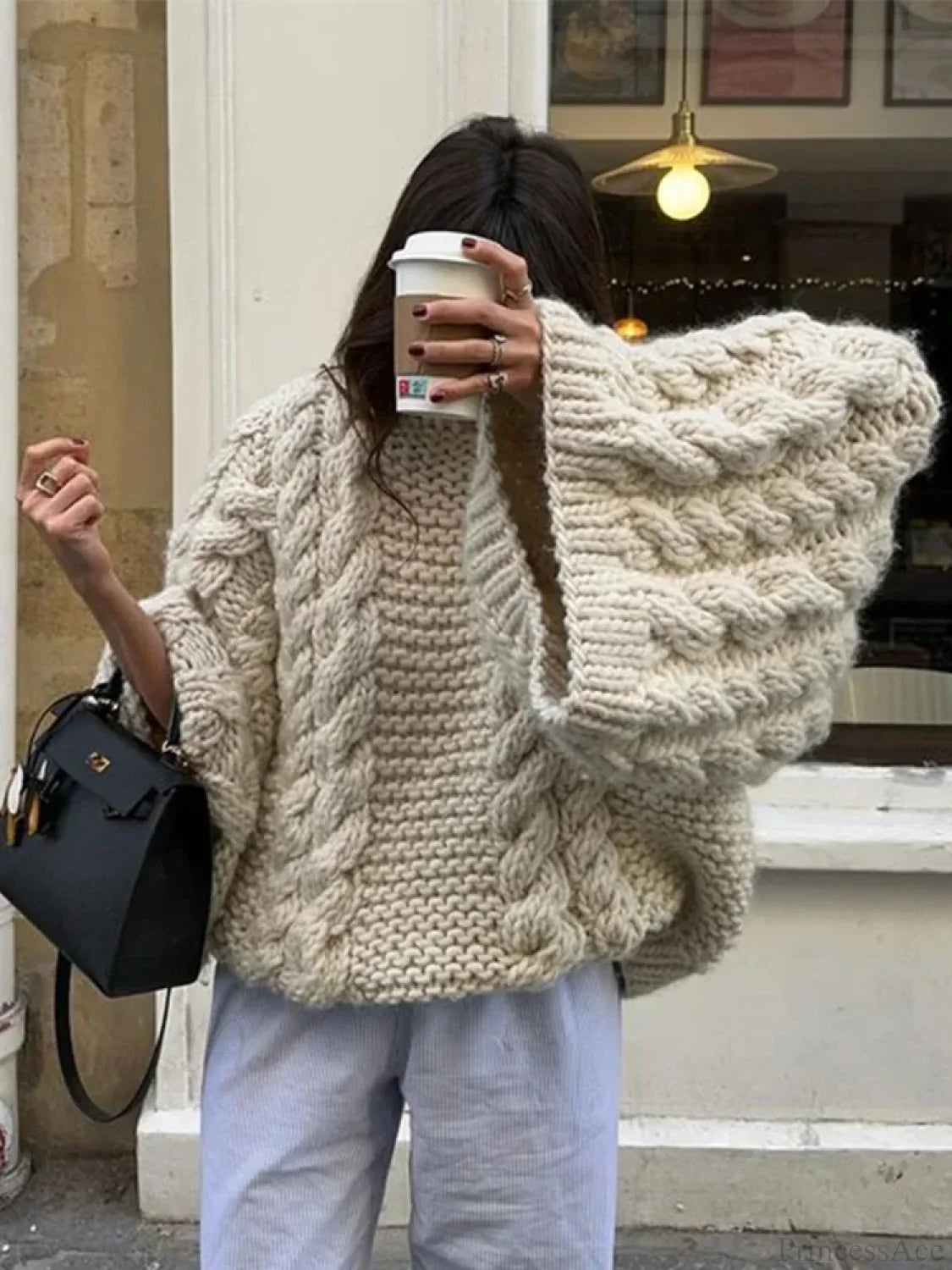 Rosalie Knit Sweater Dress White 3