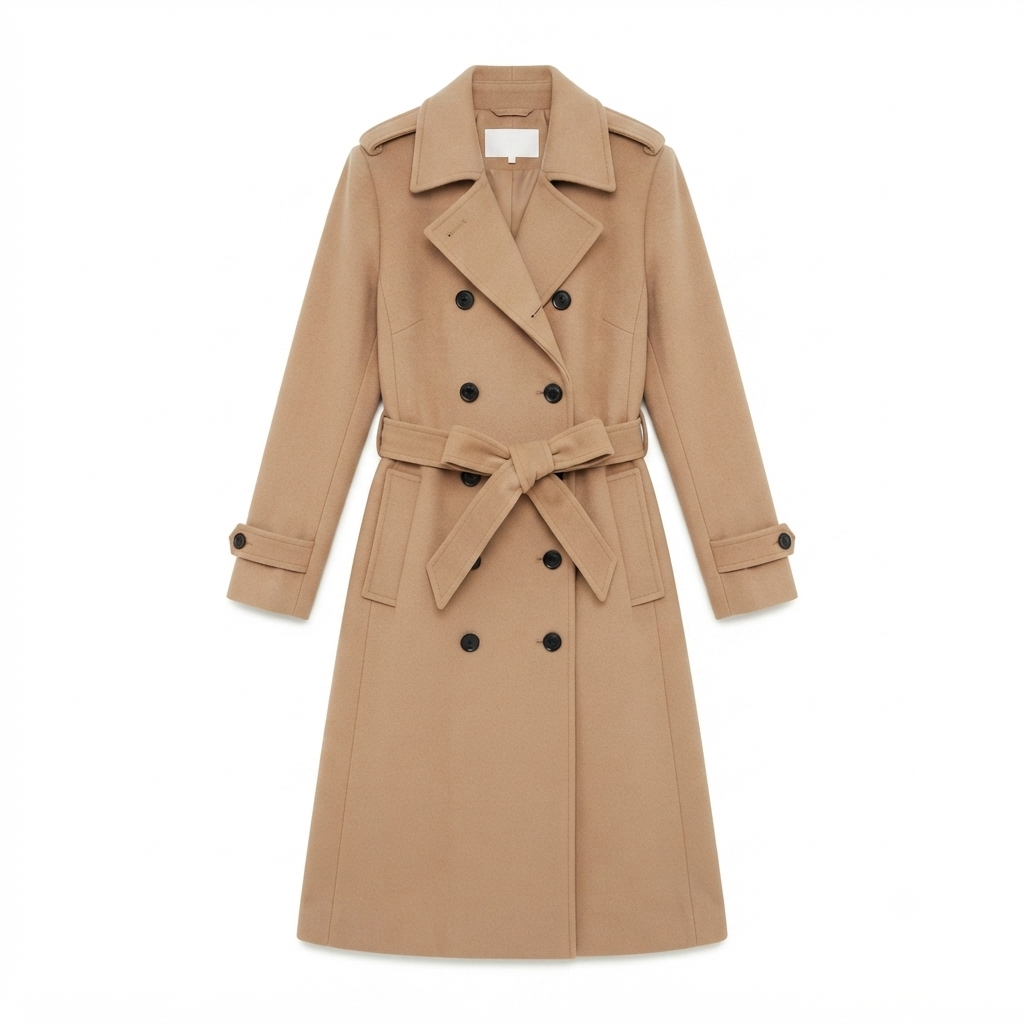 Margot Tailored Trench Coat Black 6