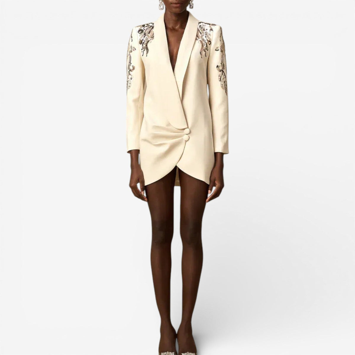 Whitley Embroidered Blazer Dress Multi 4
