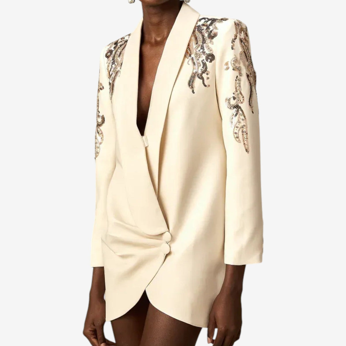 Whitley Embroidered Blazer Dress Multi 2