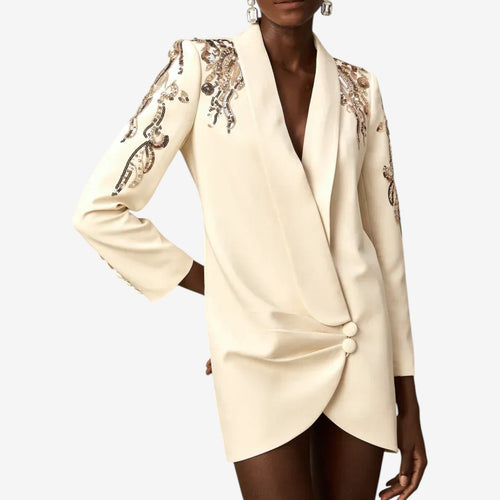 Whitley Embroidered Blazer Dress Multi 1