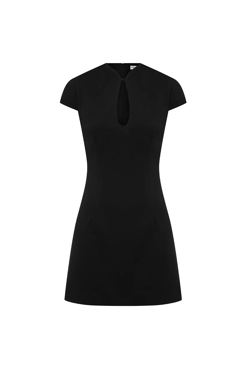 Vieno Mini Dress in Black Black 6