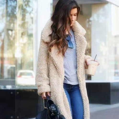 Ivodessa Sherpa Teddy Coat Camel 3