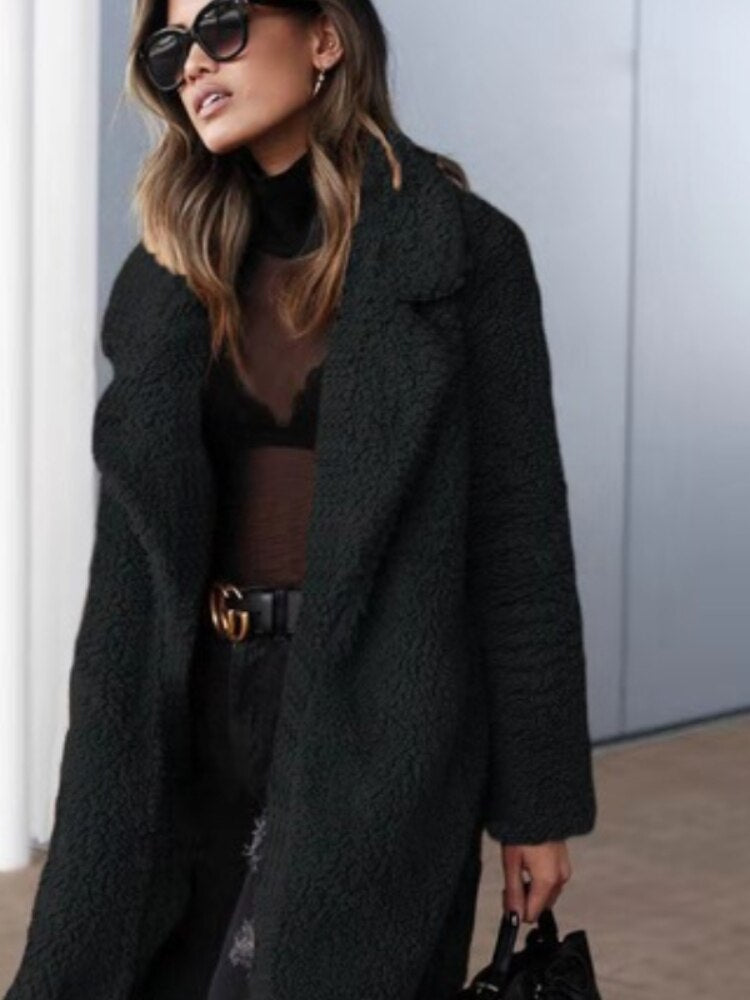Ivodessa Sherpa Teddy Coat Apricot 4