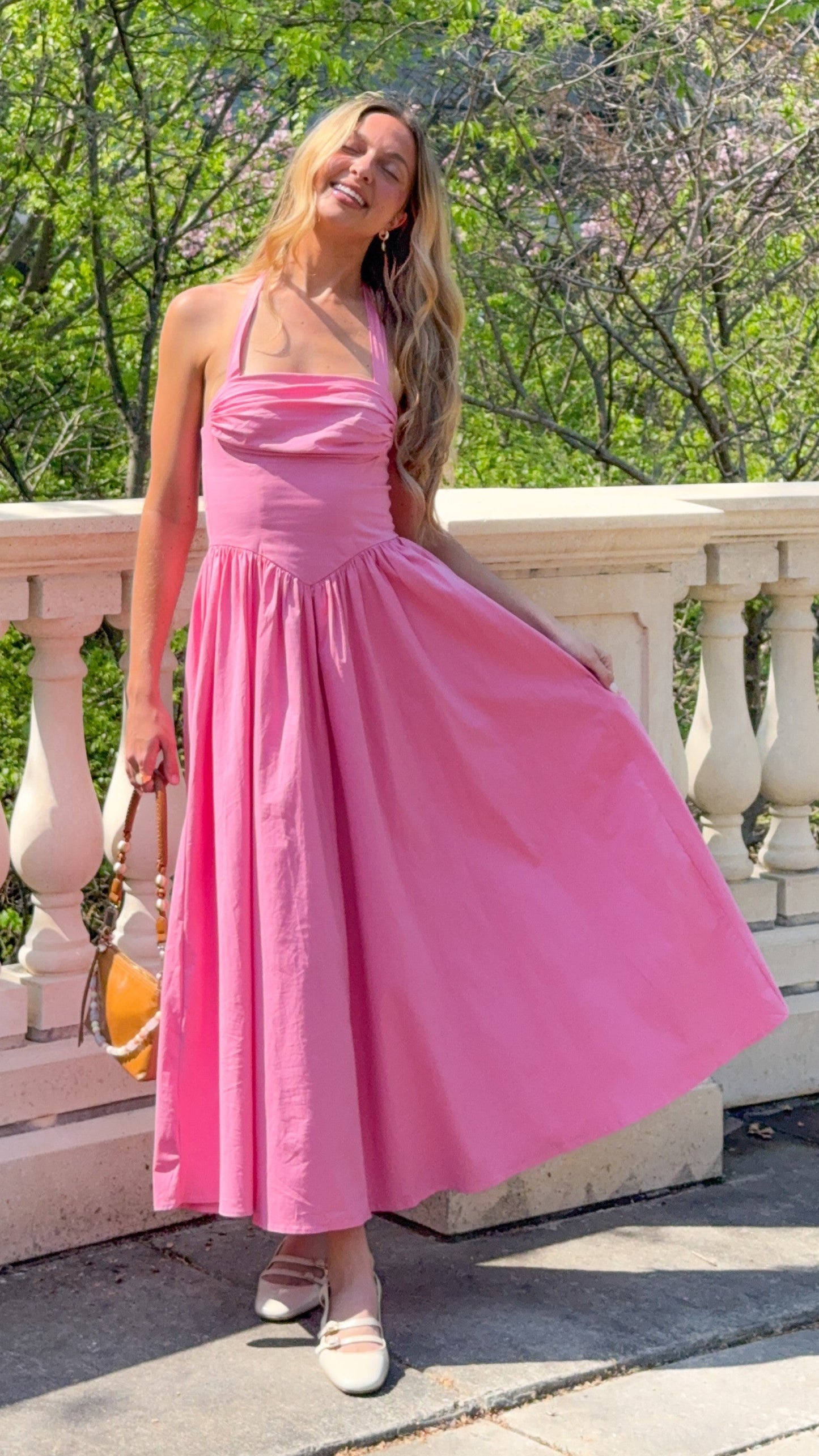 Haisley Pink Maxi Dress Pink 8