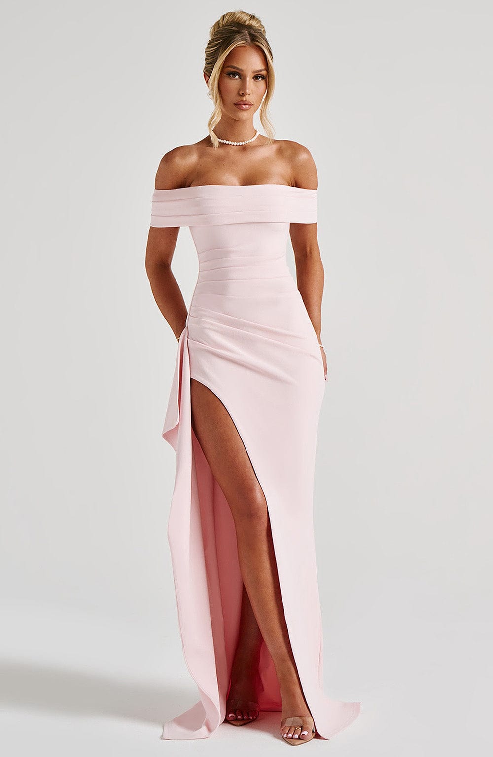 Jessica Maxi Dress Blush 1