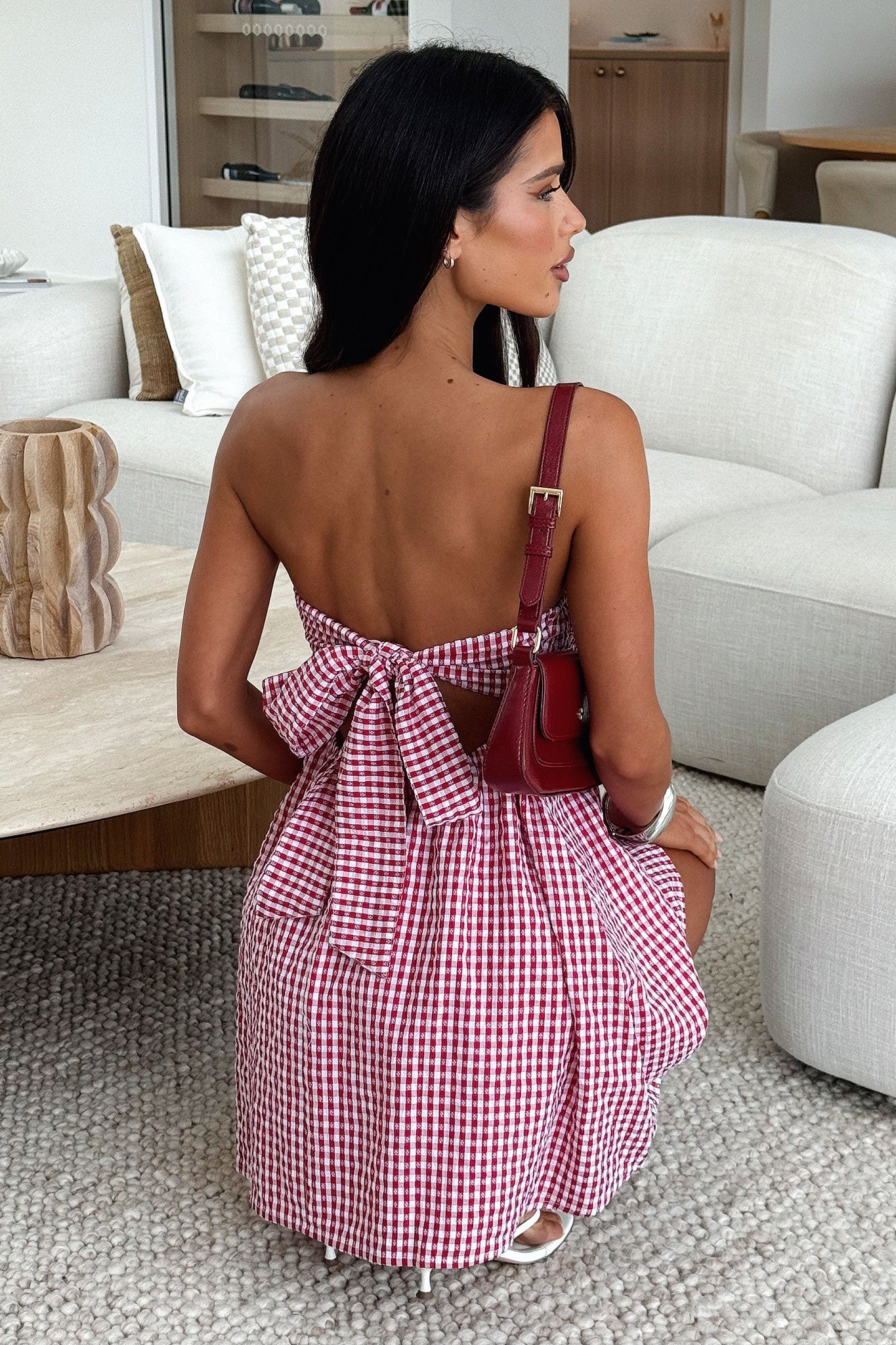 Juniper Strapless Mini Dress Red 3