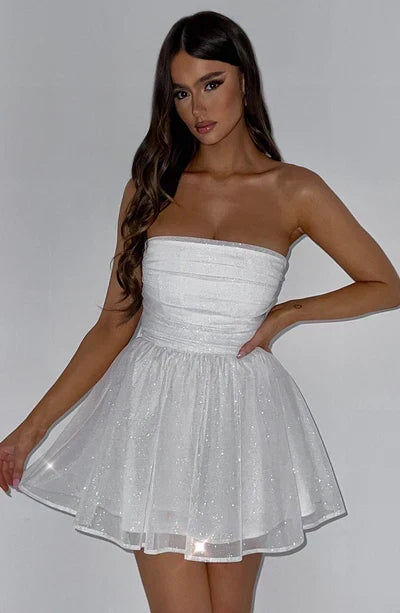 Lexi Satin Mini Dress Kleid 6
