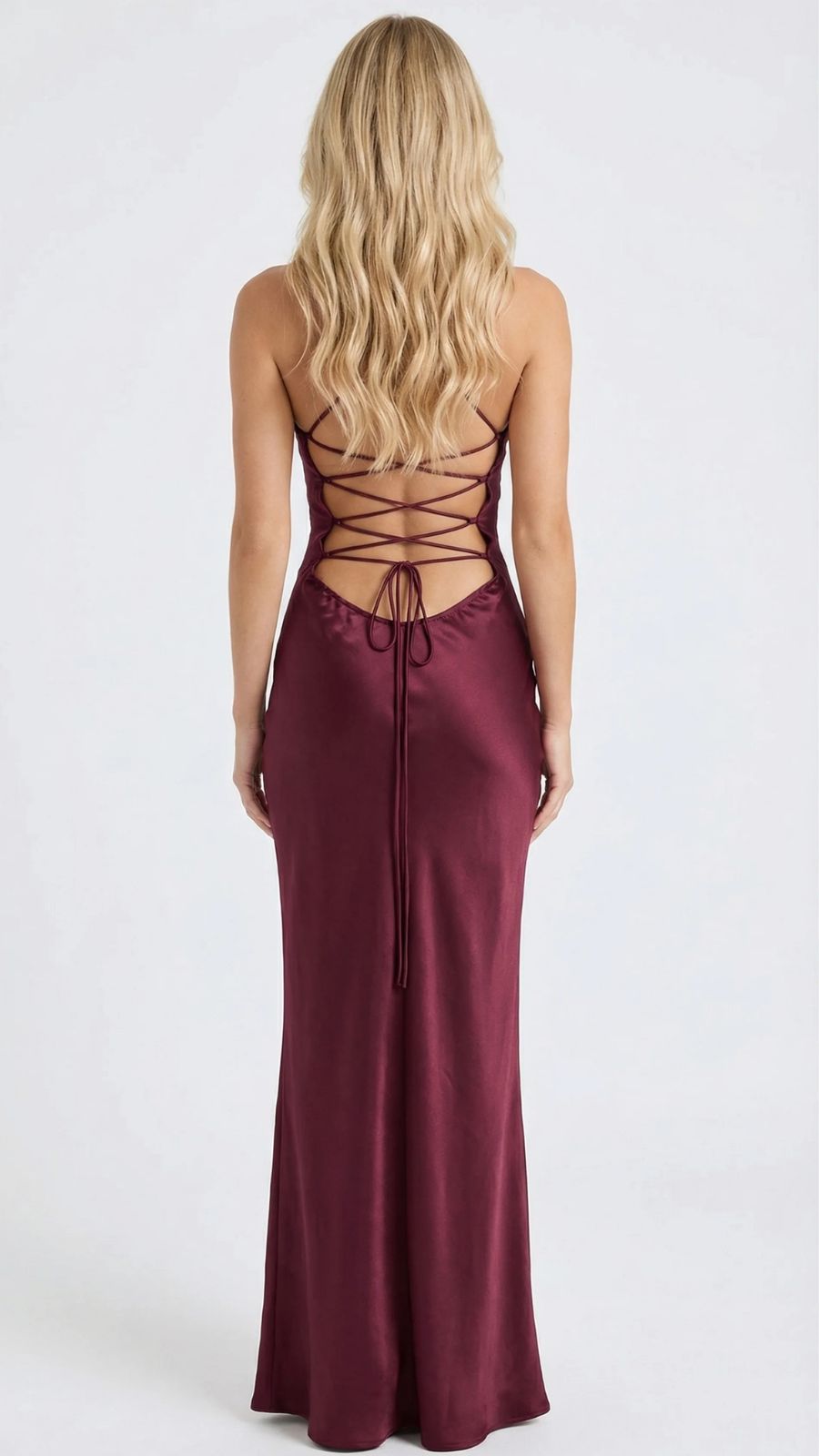 Jade Sequin Maxi Dress Burgundy 3