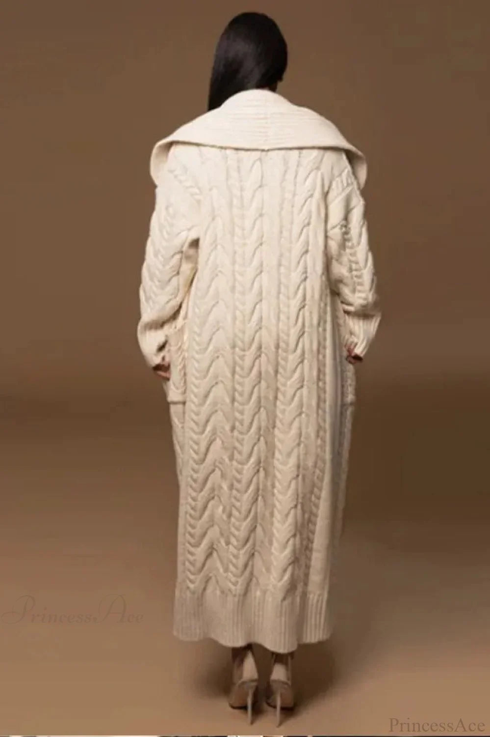 Margot Wool Lapel Overcoat White 6
