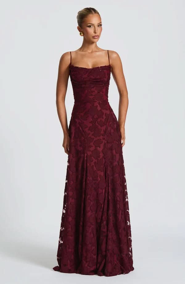 Francis Maxi Dress Red 3