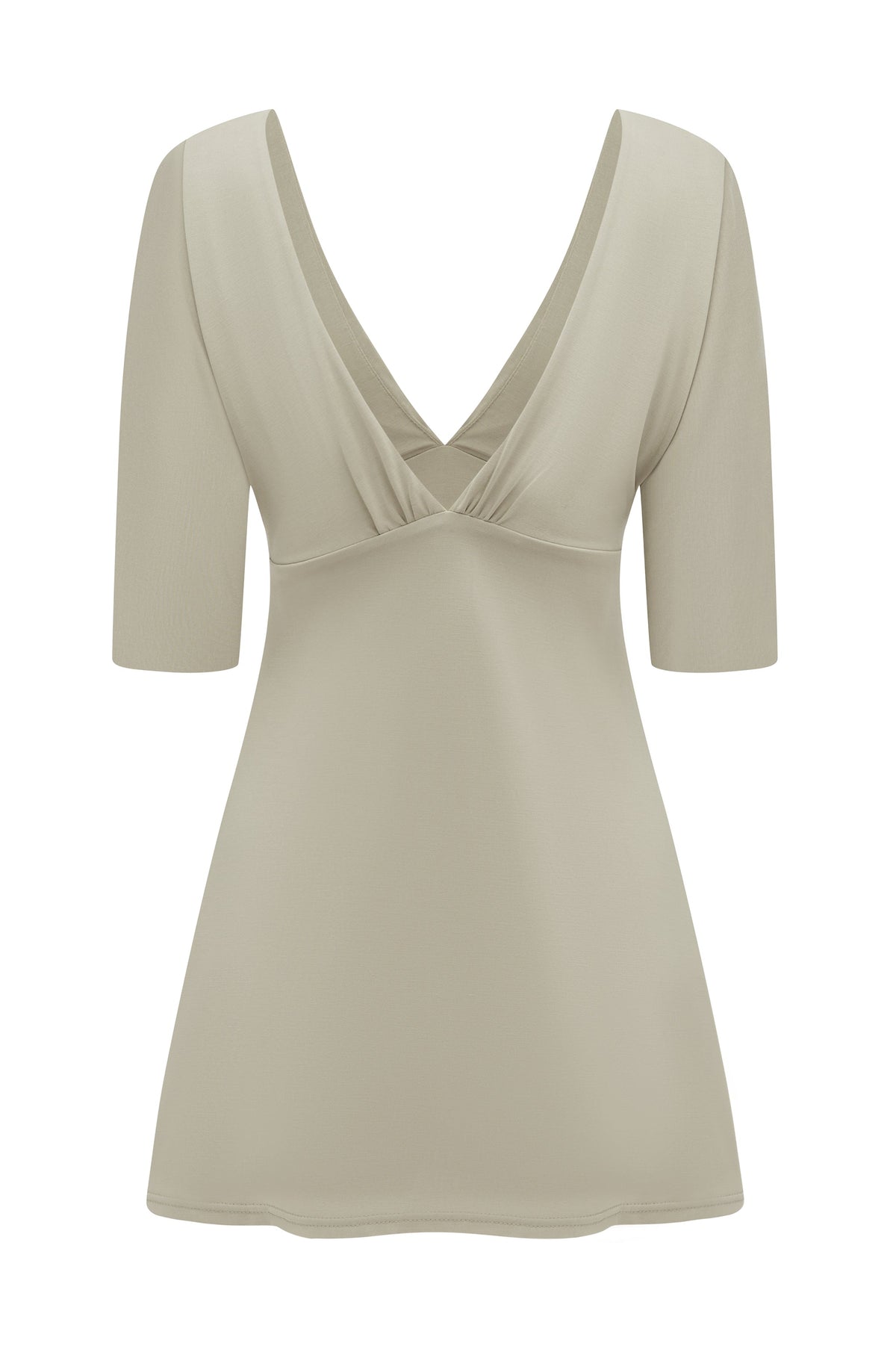Lana Satin Midi Dress in Stone Multi 8