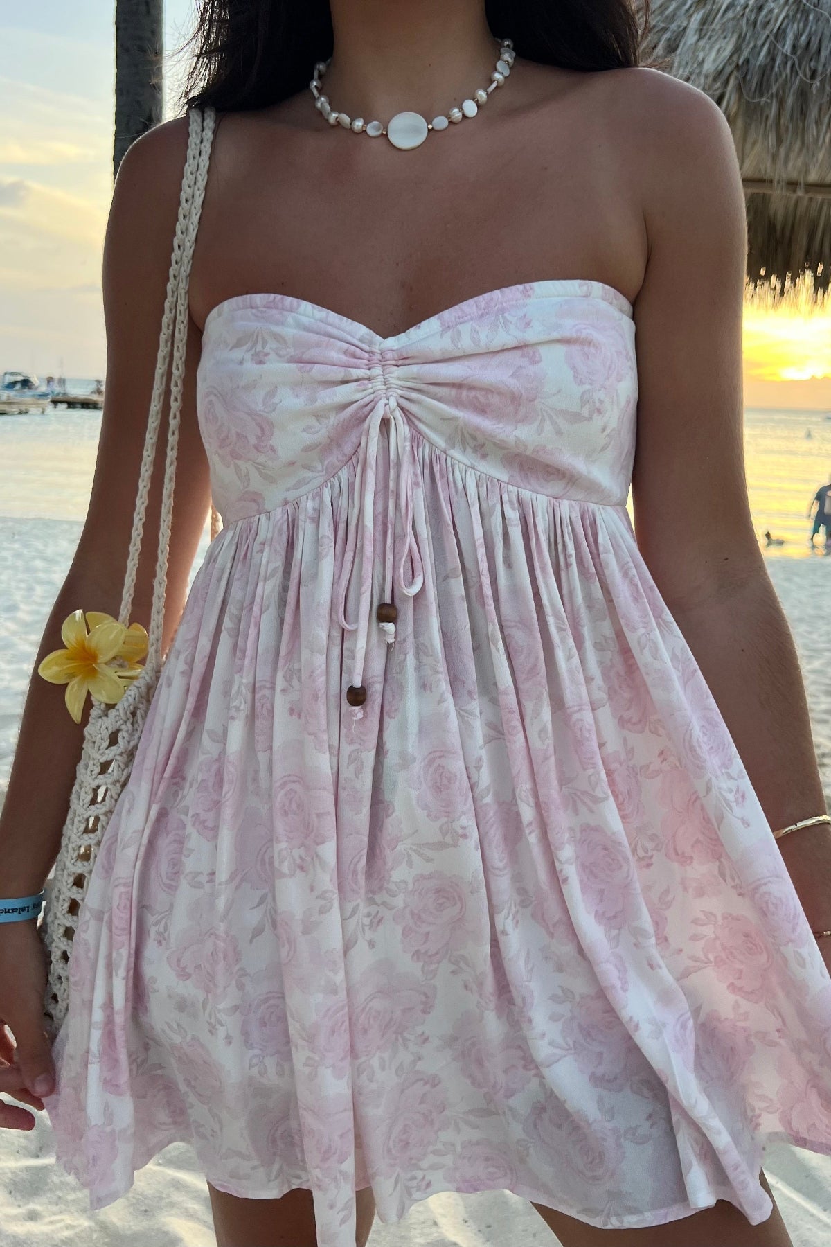 Rosalie Floral Babydoll Mini Dress 2