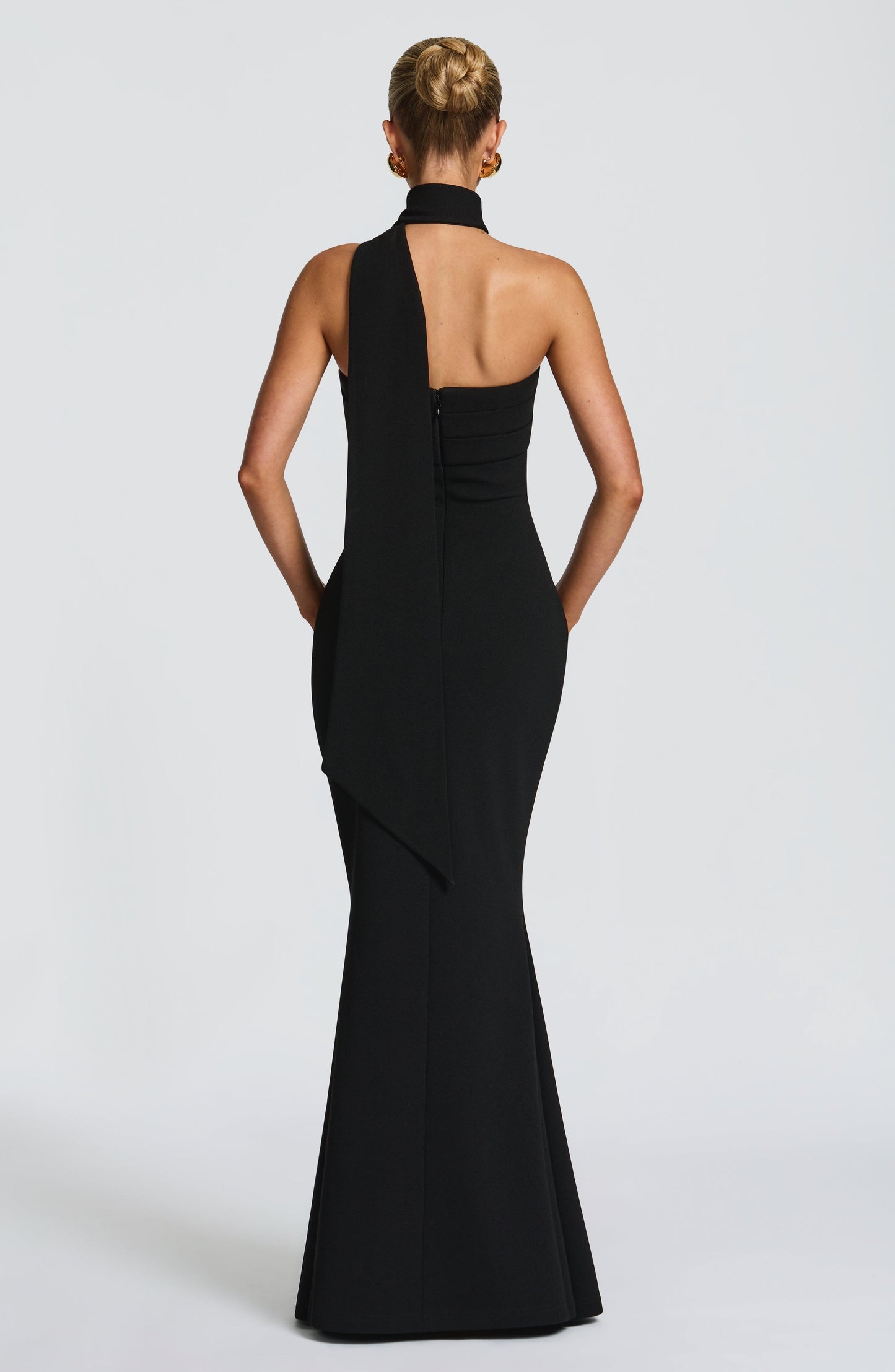Leura Navy Maxi Dress Black 3