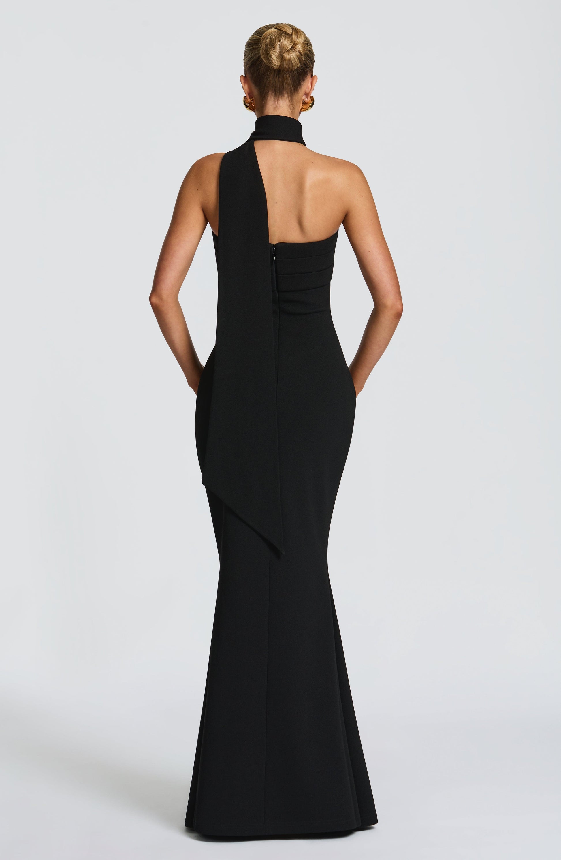 Leura Navy Maxi Dress Black 3