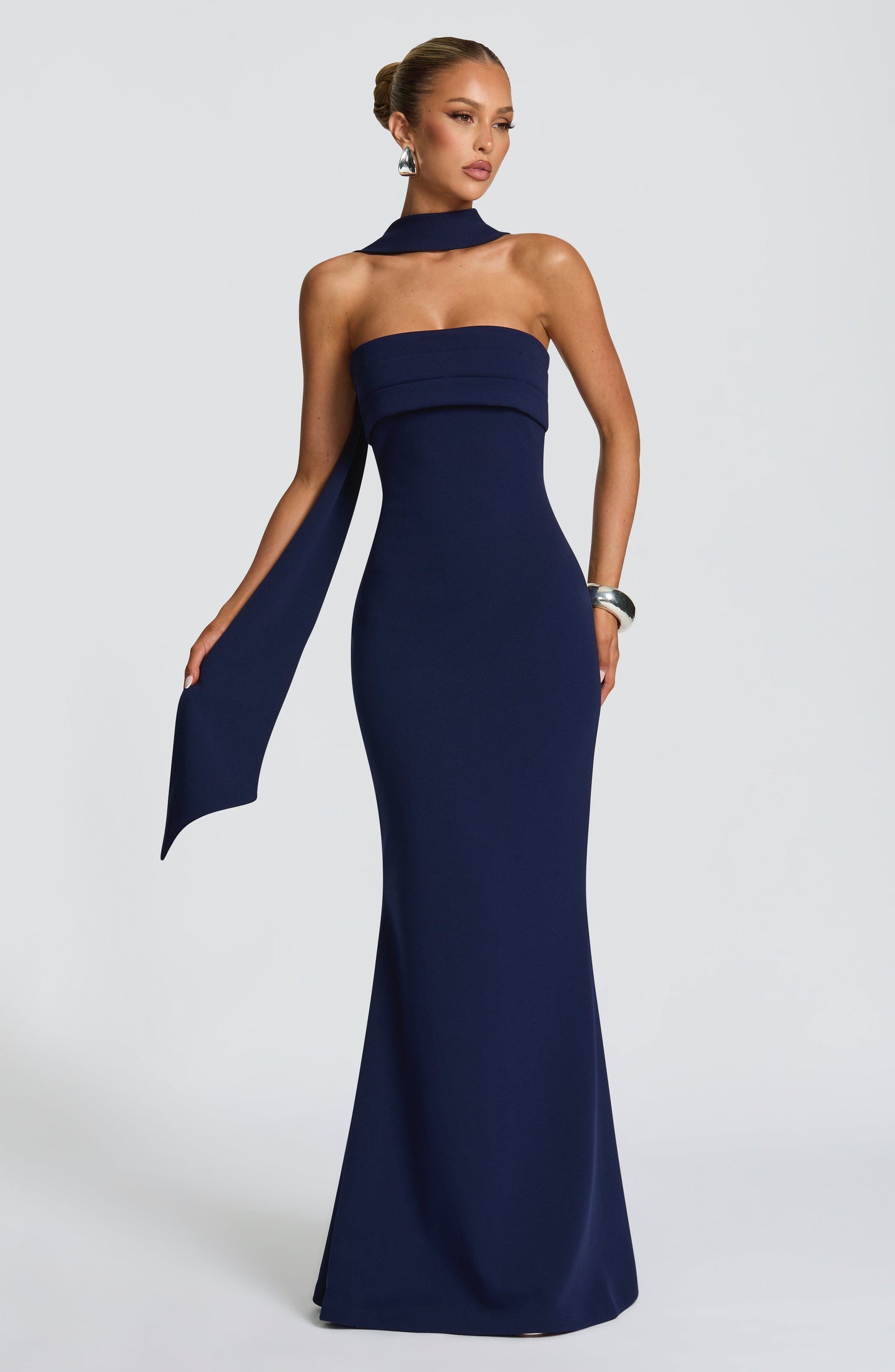 Leura Navy Maxi Dress Navy 1