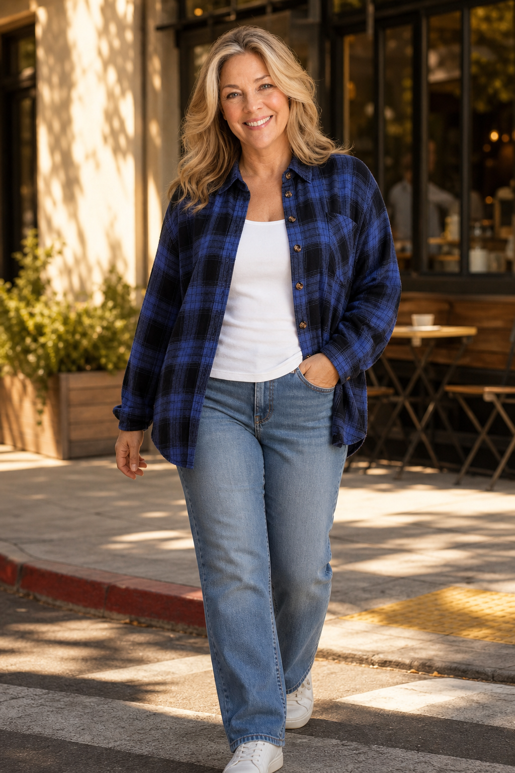 Edith Buffalo Plaid Shacket Yellow-Black Plaid 3