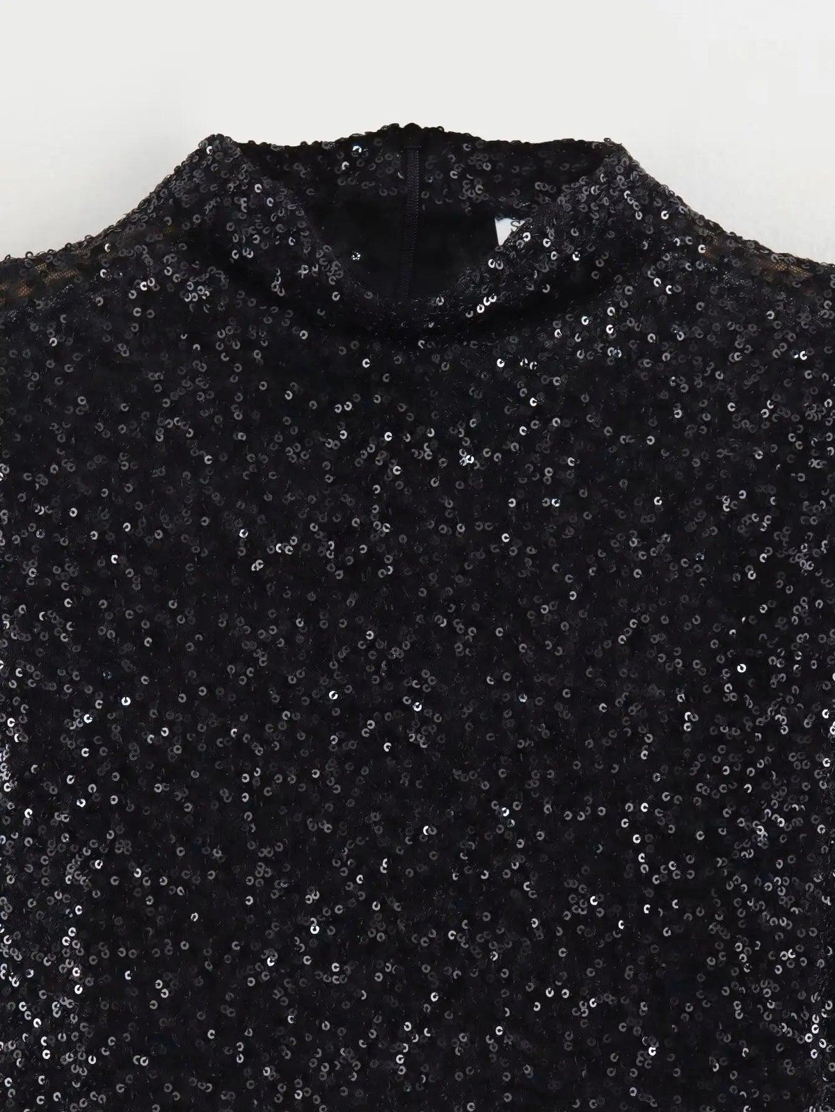 Halla Sequin Mini Dress Silver 6
