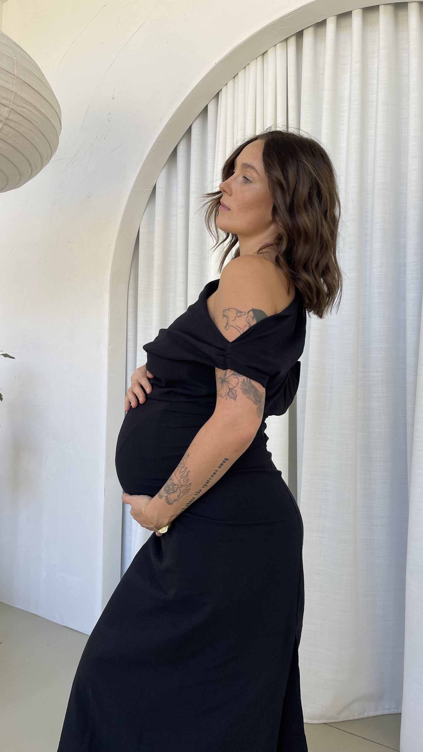 Luci Maxi Dress in Black Black 10