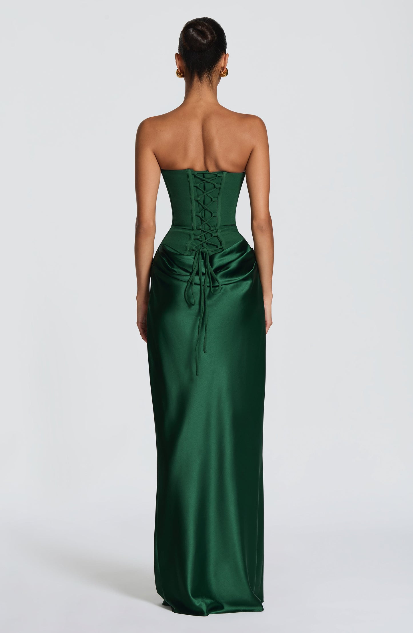 Maggie Navy Maxi Dress Emerald 2