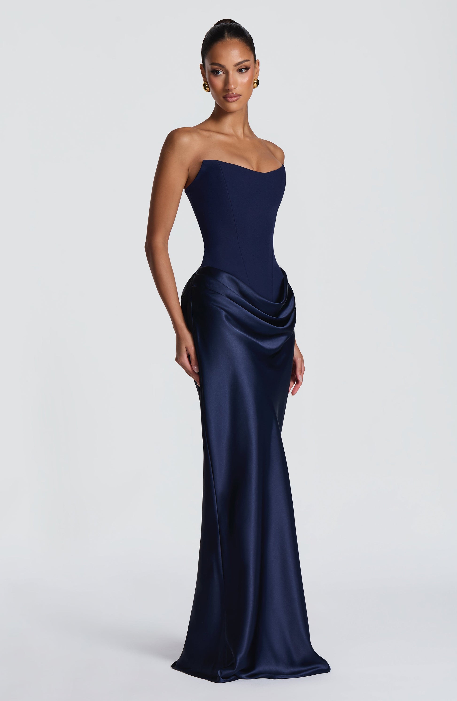 Maggie Navy Maxi Dress Navy 2