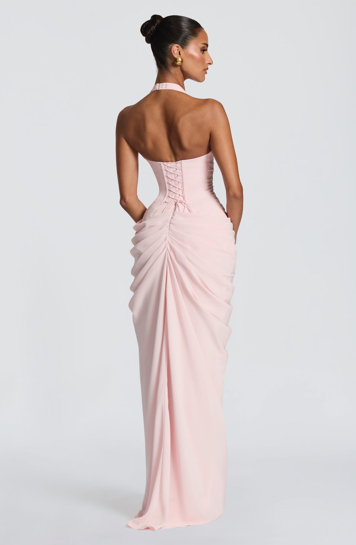 Minette Maxi Dress Deep Red 7