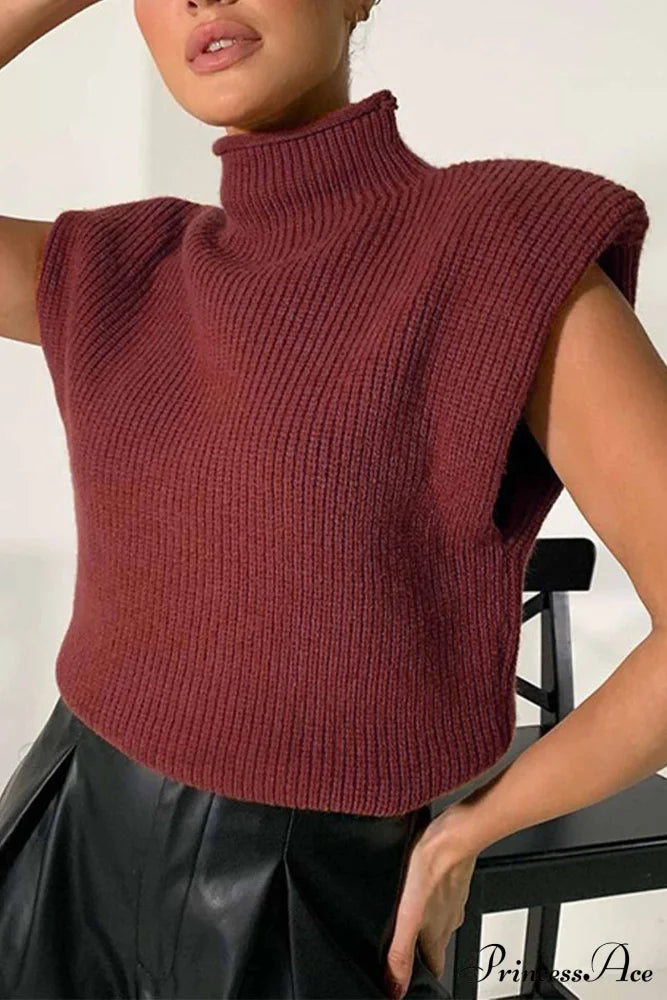 Margot Mock Neck Sweater Green 8