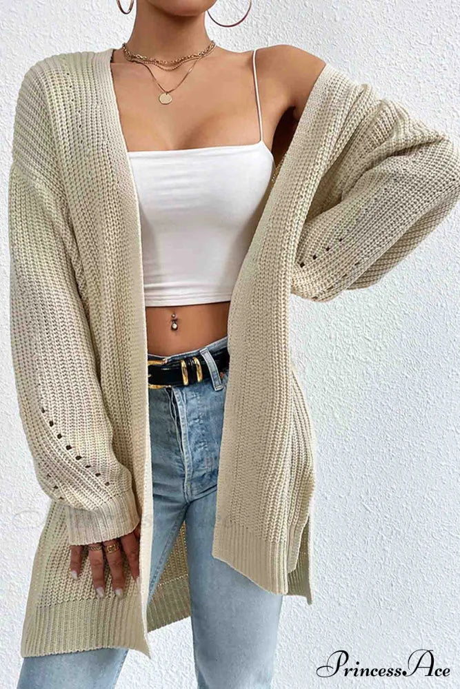 Margot Cardigan in Black Apricot 1