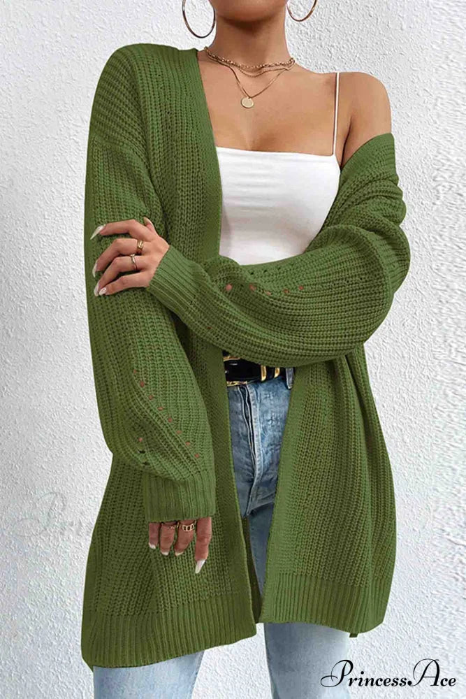 Margot Cardigan in Black Apricot 7