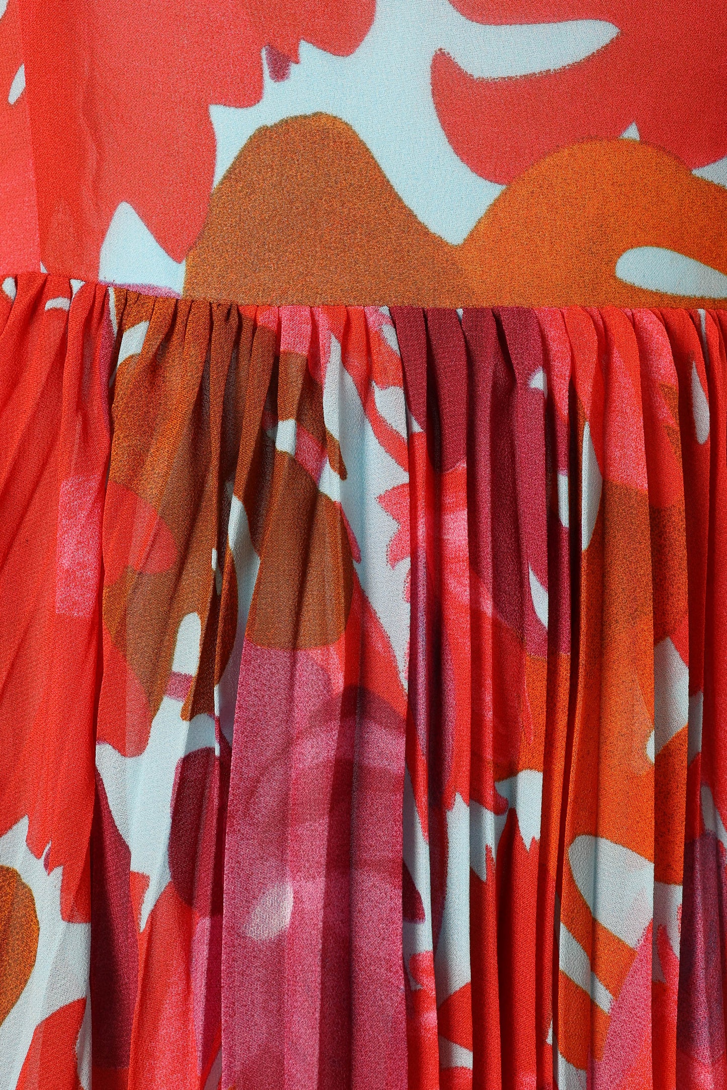 Achanti Pleated Maxi Dress in Pink Multi Pink Azalea 6