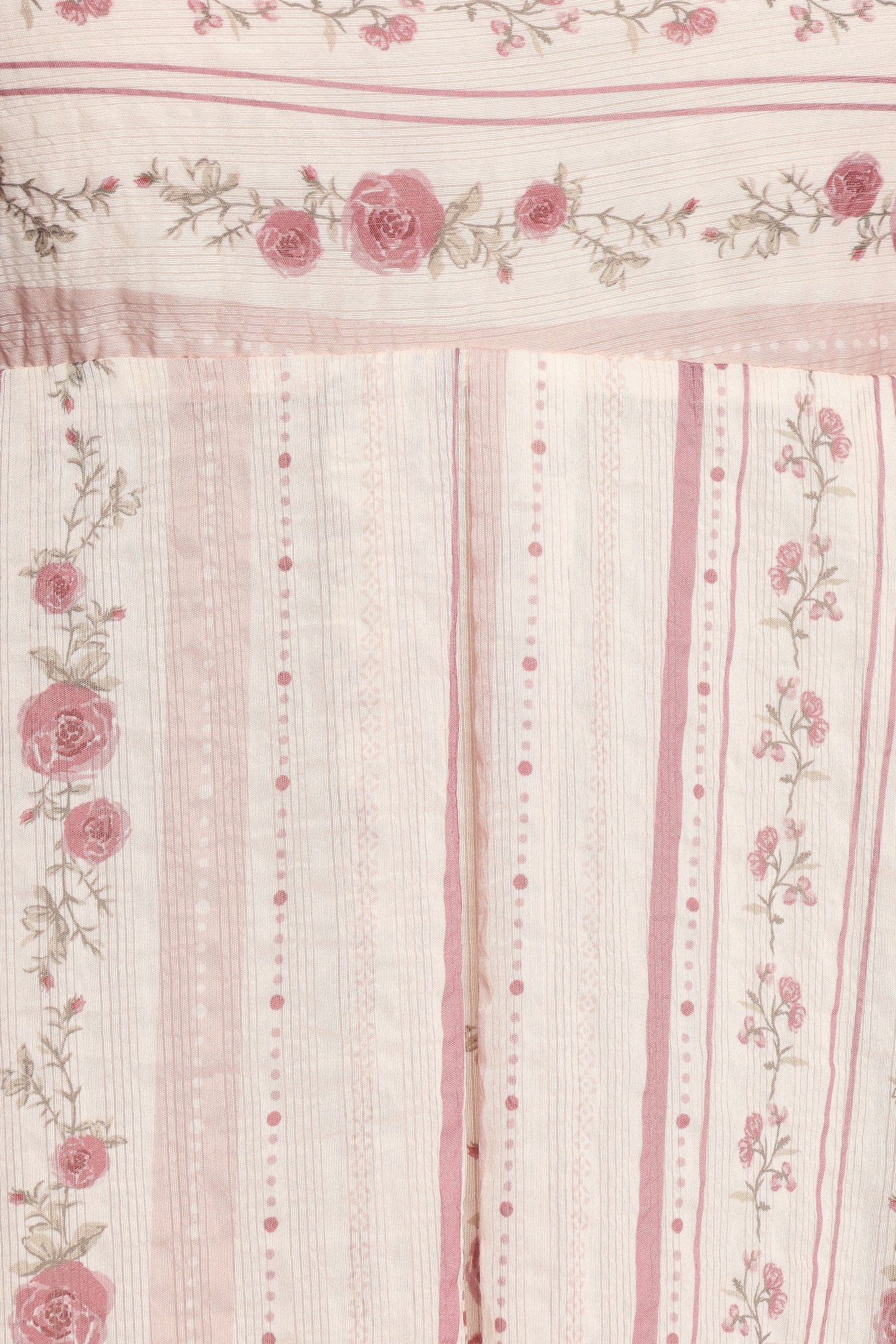 Amaris Silk Maxi Dress Ivory Mauve Floral 6