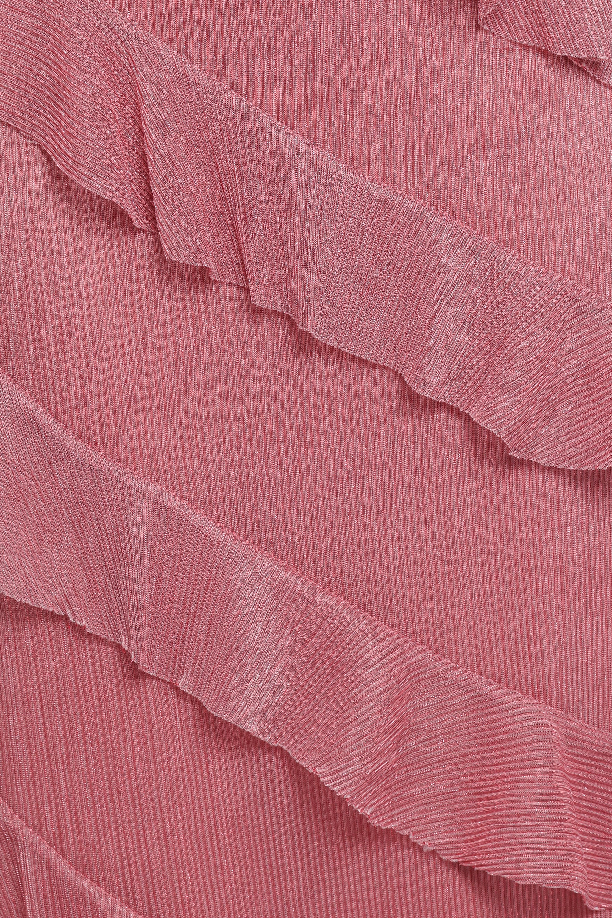 Ciao Ruffle Maxi Dress in Cerulean Pink 7