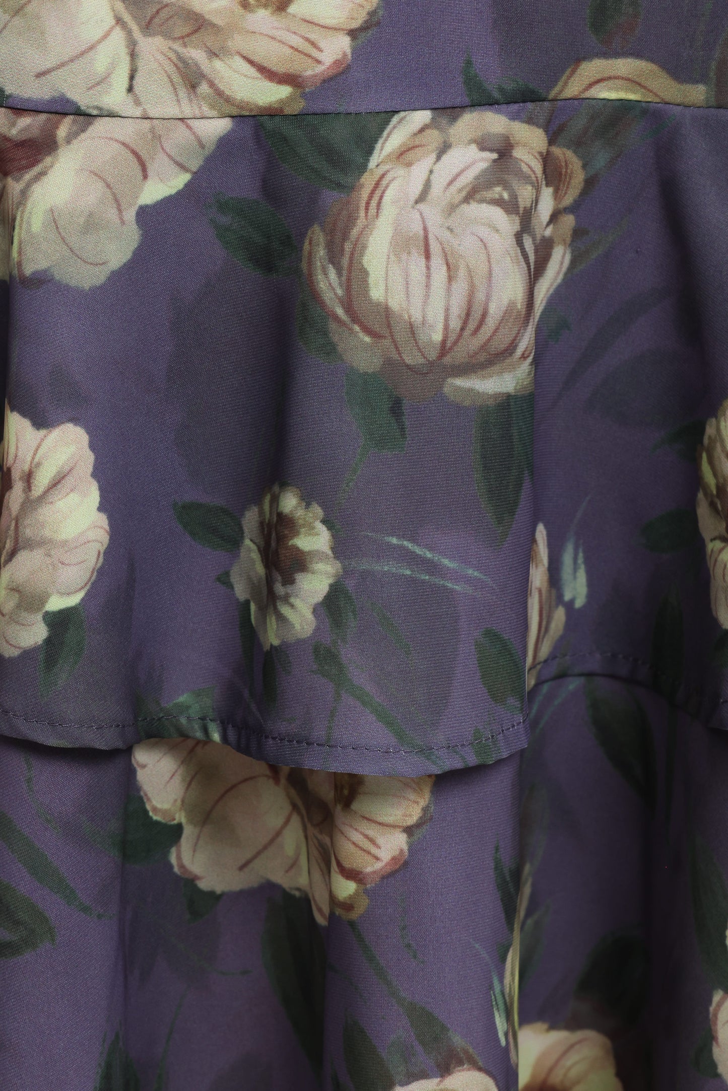Lillee Tiered Maxi Dress in Lavender Floral Lavender Floral 9