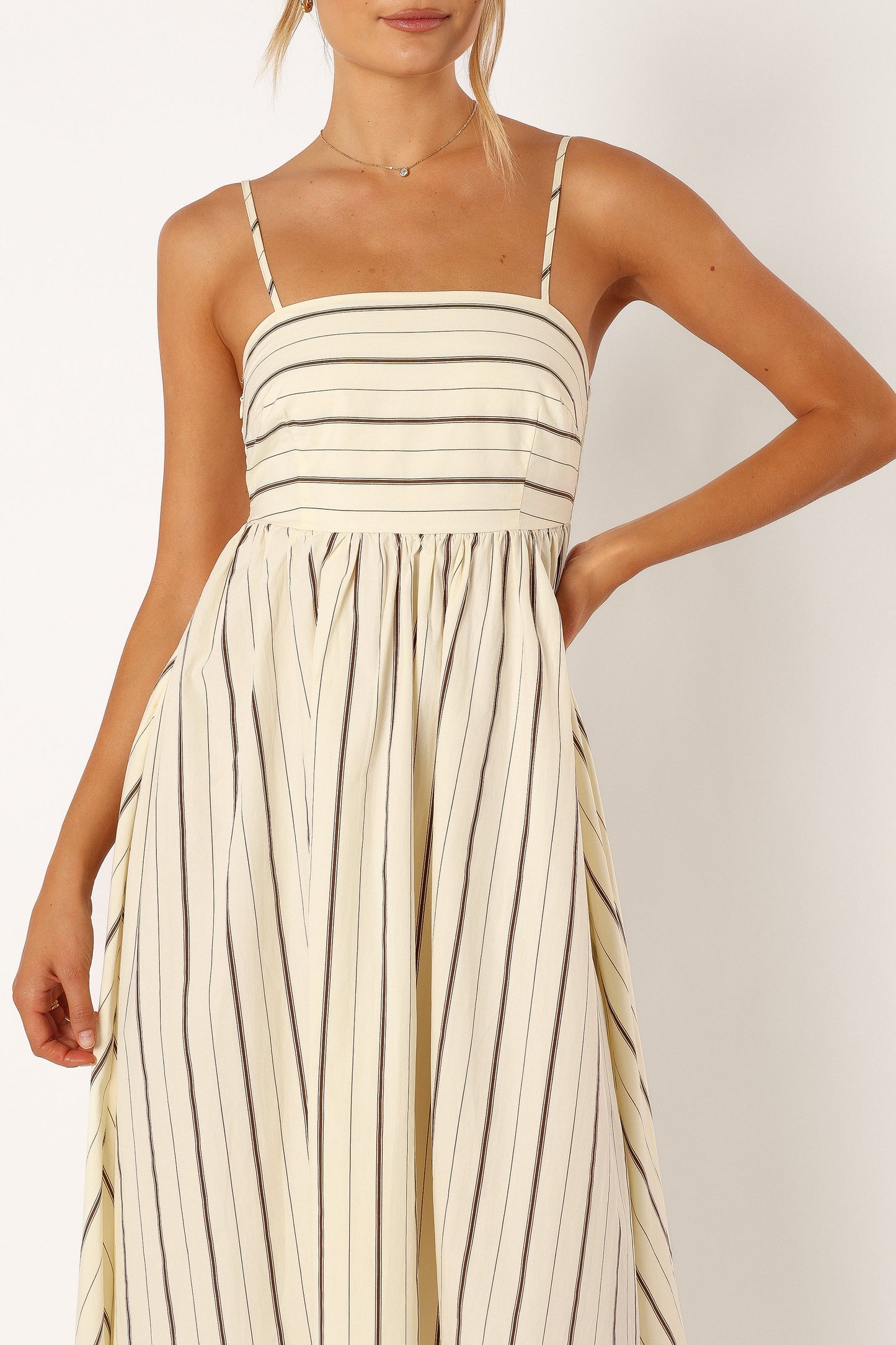 Pixie Burgundy Maxi Dress Beige Tan 8