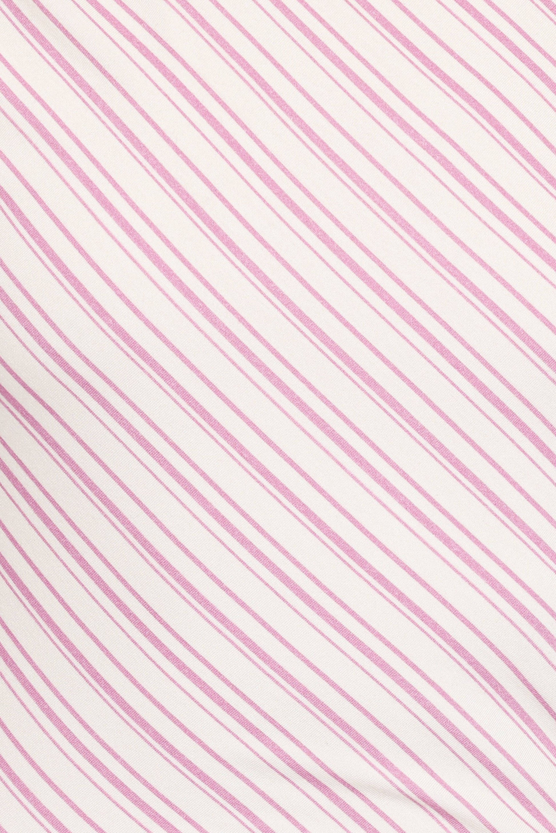 Rosalie Off-Shoulder Mini Dress Pink Stripe 7