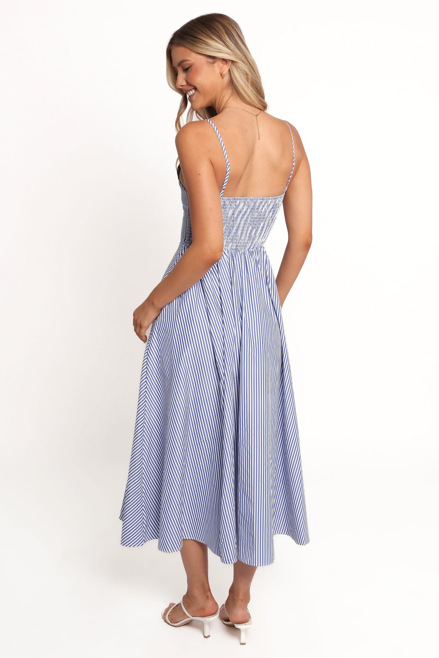Romilly Strappy Maxi Dress Light Blue 5