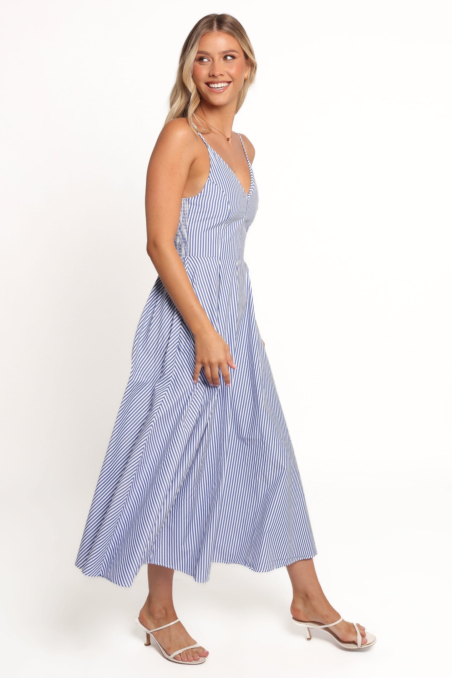 Romilly Strappy Maxi Dress Light Blue 6