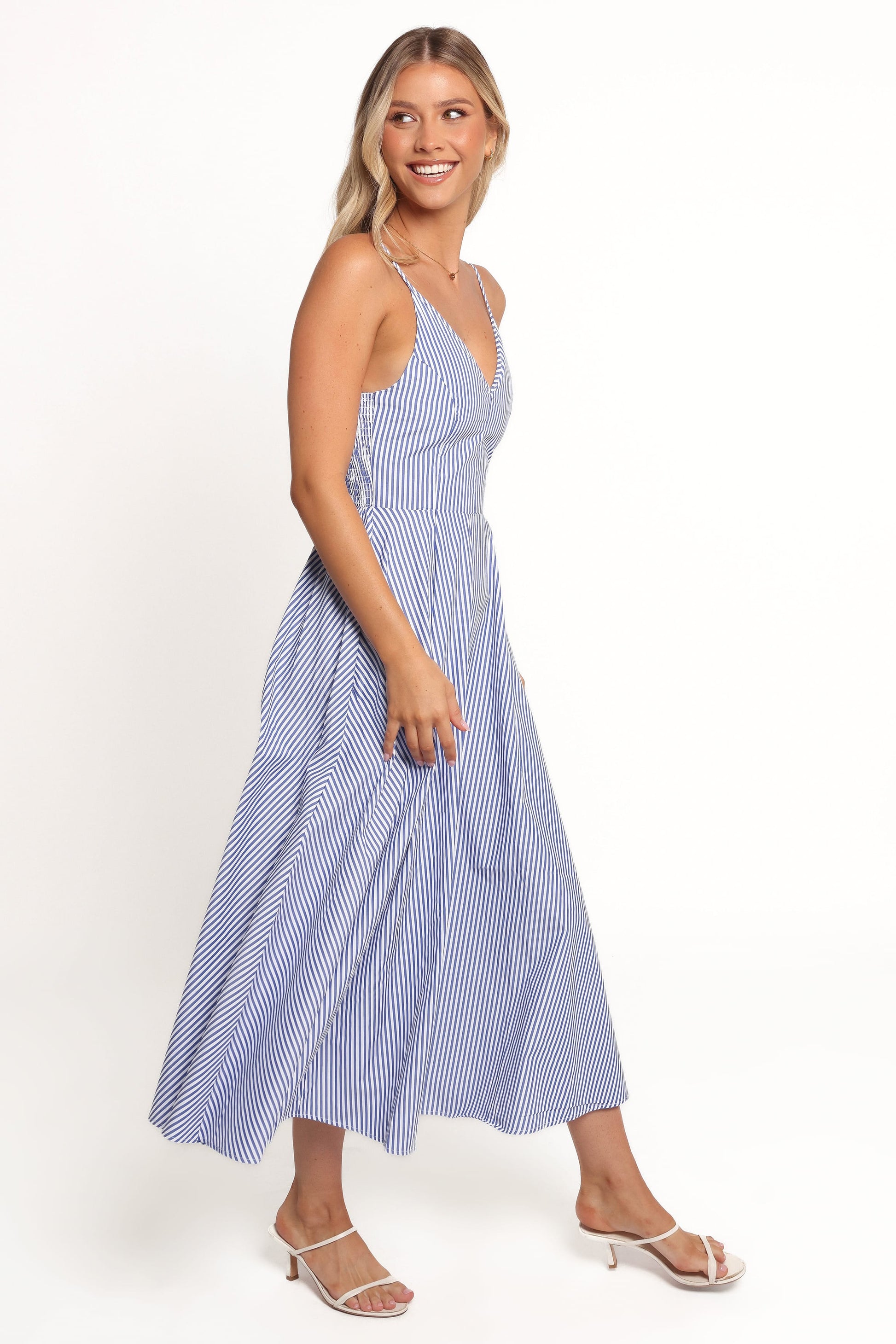 Romilly Strappy Maxi Dress Light Blue 6