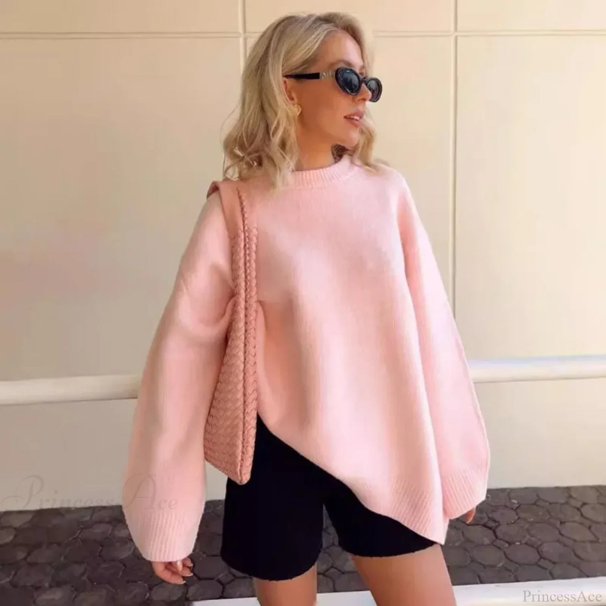 Rosie Knit Sweater Pink 3