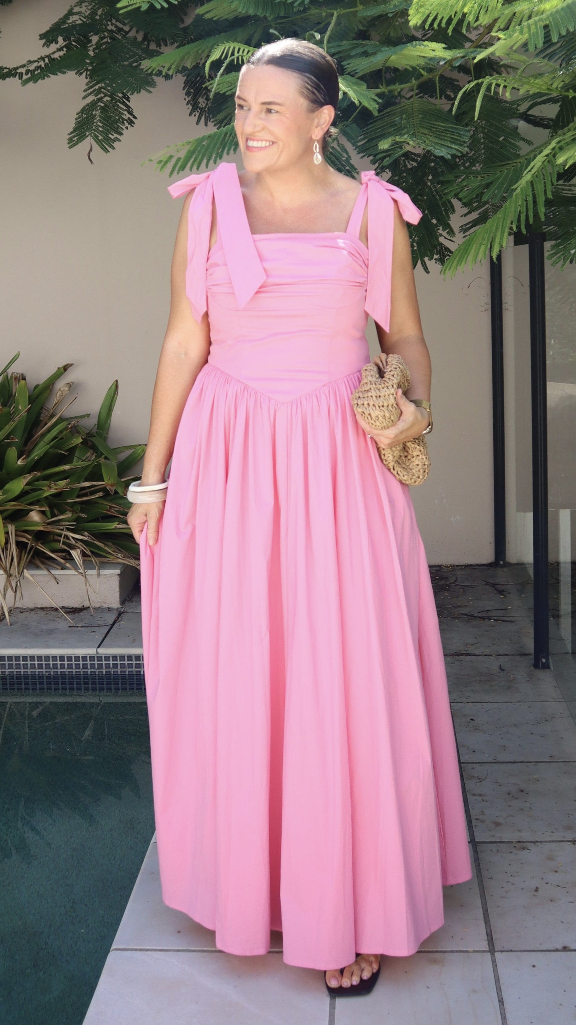 Haisley Pink Maxi Dress Pink 4