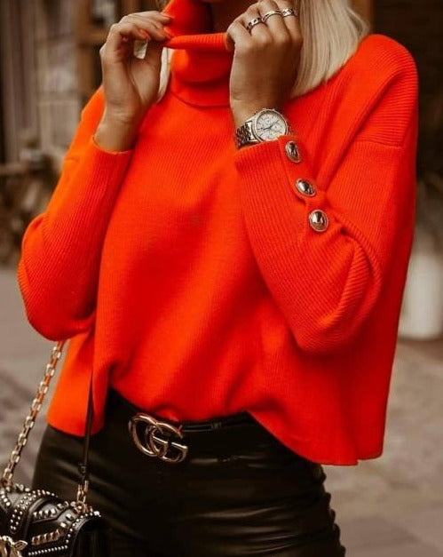 Victoria Cashmere Sweater Dress Red 9