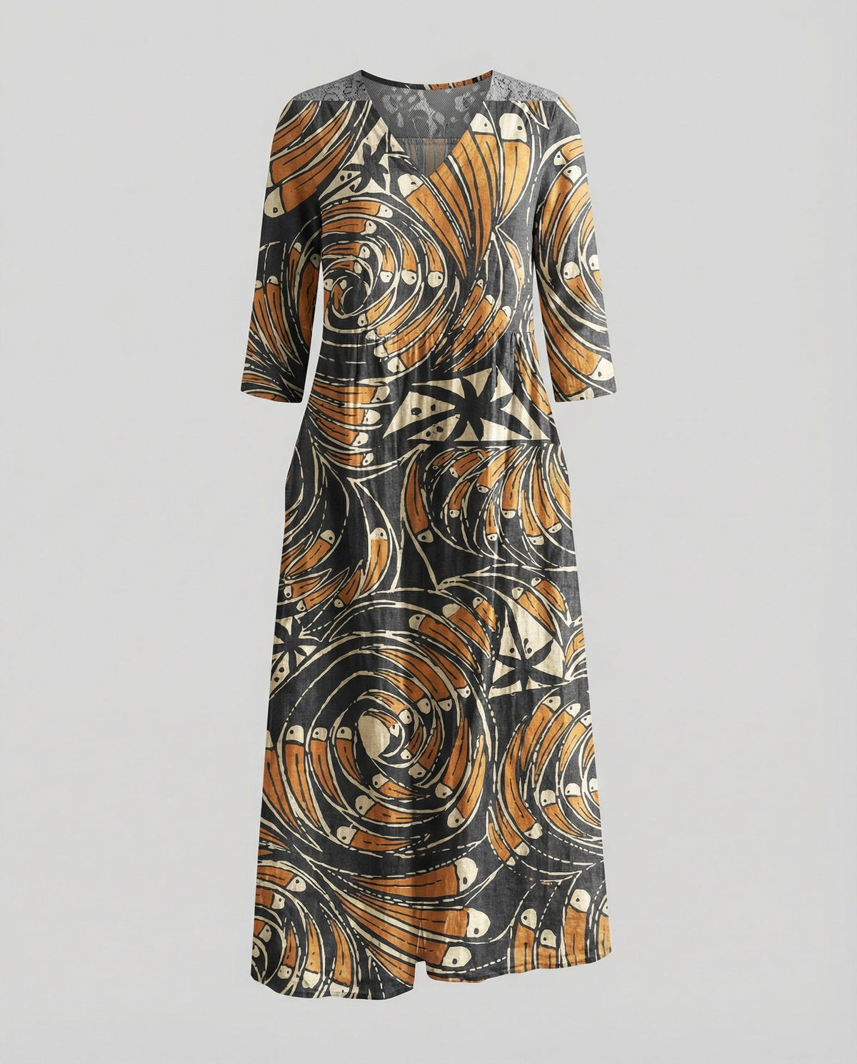 Margot A-Line Maxi Dress Multi 3