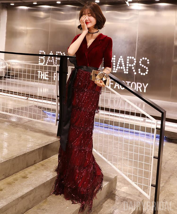 Margot Velvet Mermaid Dress Custom Color 6
