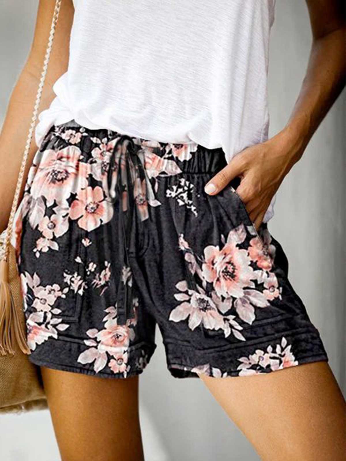 Hedda Linen Shorts Multi 9