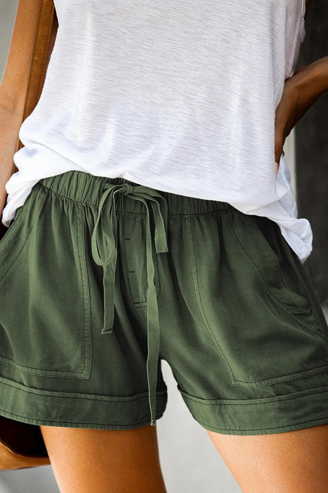 Hedda Linen Shorts Leopard 2