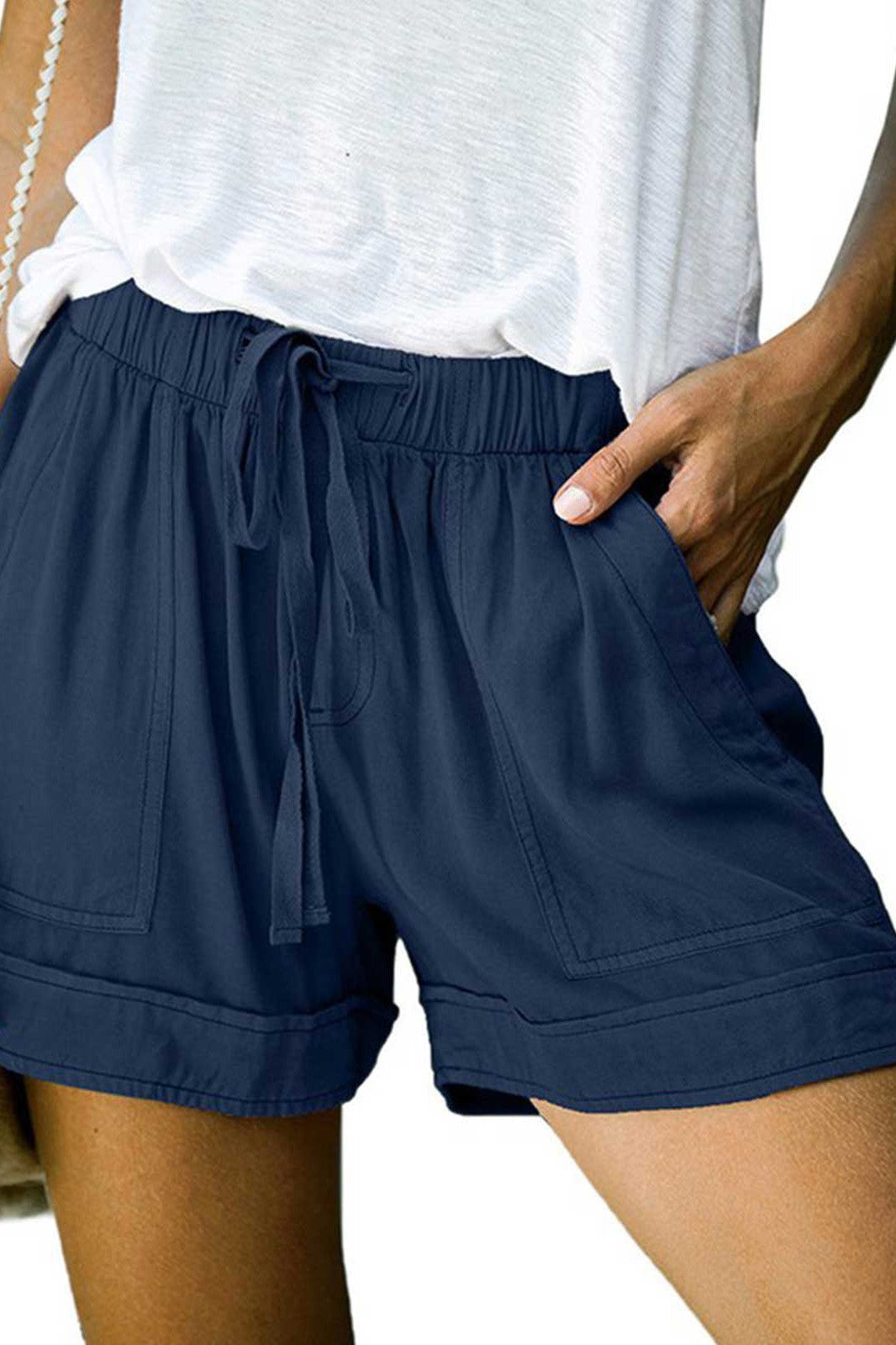 Hedda Linen Shorts Wine Red 6