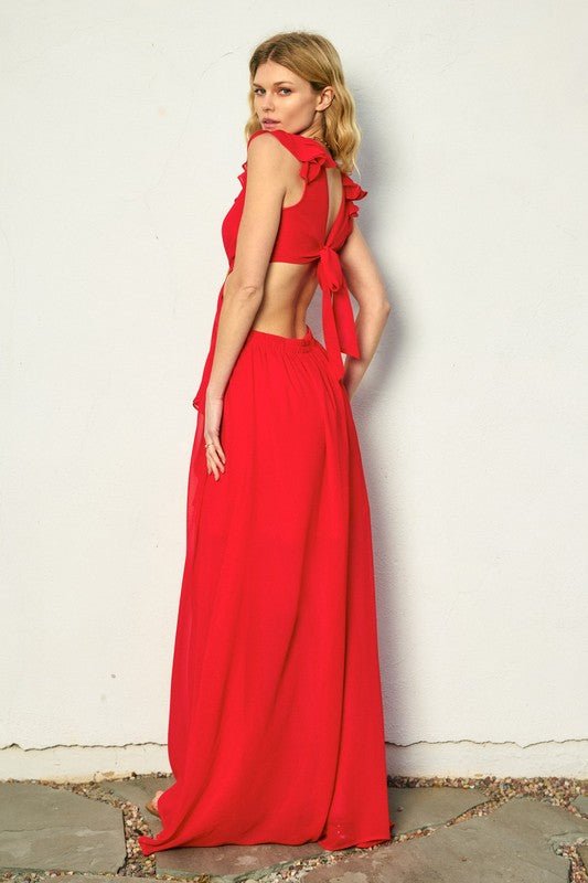 Valentina Cutout Maxi Dress 5
