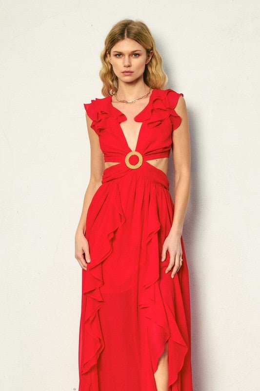 Valentina Cutout Maxi Dress 6
