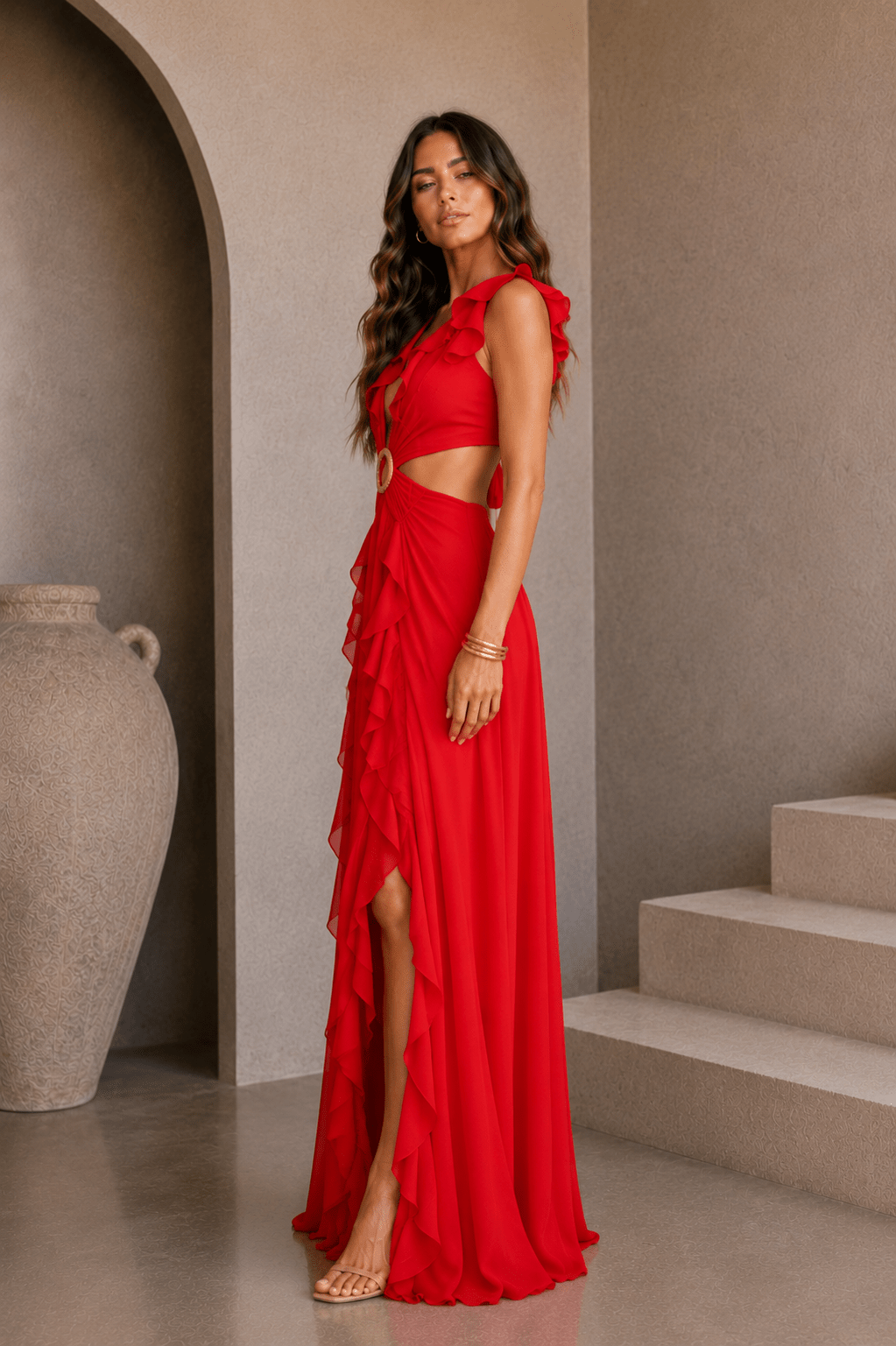 Valentina Cutout Maxi Dress 2