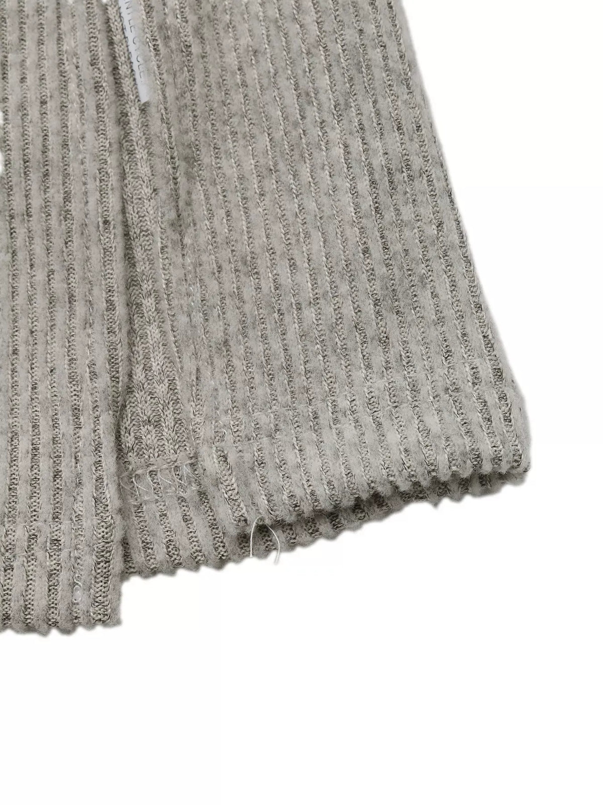 Celeste Ribbed Knit Midi Dress Flower Gray 9